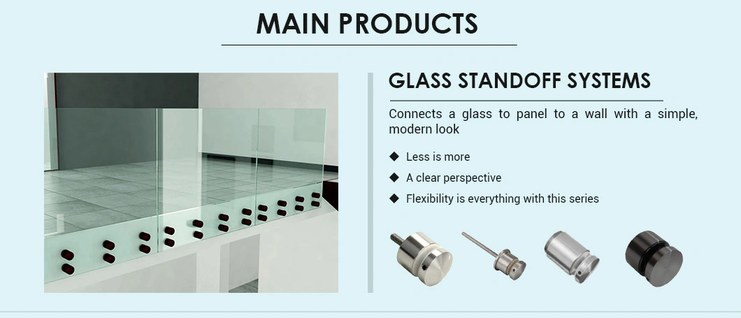 Unikim Hot Sale Round Balustrade Frameless Glass Fixing Standoff Bracket