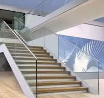 Modern Glass Railing and Aluminum Post Glass Railing