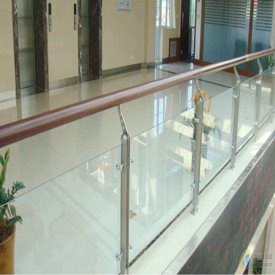 Aluminum U Channel Glass Railing Frameless Glass Railing System