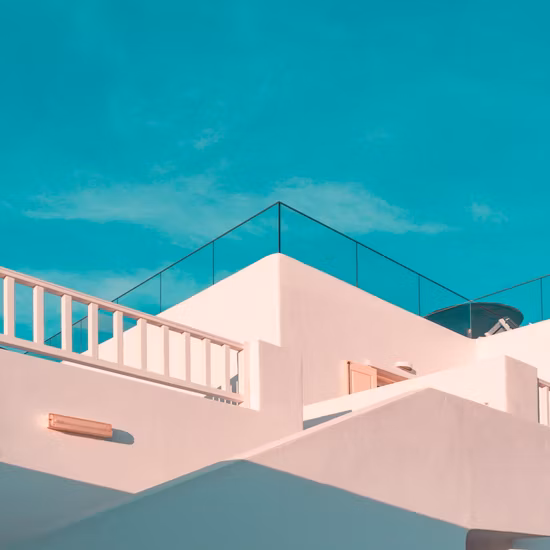 Rahmenloses U-Profil-Geländer aus gehärtetem Verbundglas