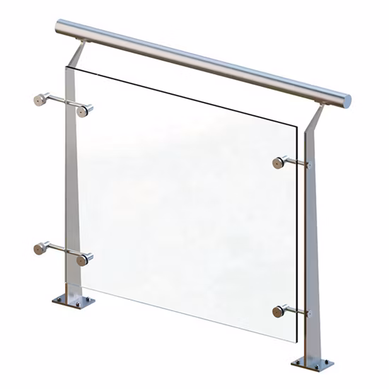 Kundenspezifische Balustradenbeschläge, Edelstahl 316, Zapfenklemme, Glas-Poolzaun-Zapfen