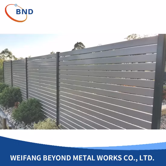 Aluminiumgeländer mit Aluminiumprofil für Balkon und Garten