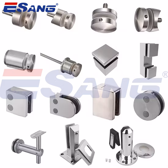 Edelstahl 2205 Zapfen 316 304 Schwarz Matt Schwimmbadzaun Glasgeländer Verstellbare Zapfenklemme