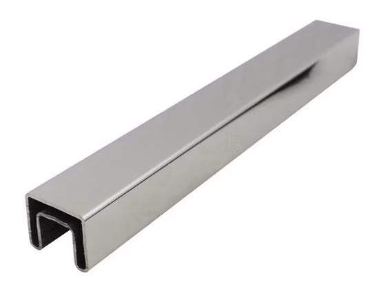 China-Lieferant AISI 304/316 Edelstahl Inox Square Slot Tube Channel Fitting für Geländer