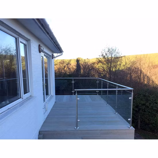 Gaoming 316 Hardware U-Kanal-Glasgeländer/Glas-Poolzaunzapfen