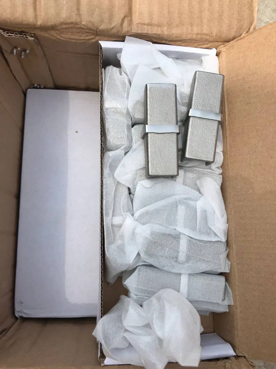 Geländerkomponente aus Edelstahl, Vierkantrohrverschraubung, Rohrverschraubung