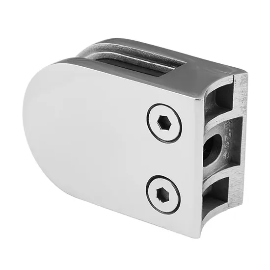 Runder, rahmenloser Geländer-Balustraden-Glaszapfen aus Edelstahl