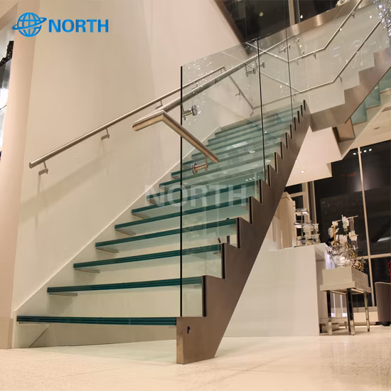 Rahmenlose Glasbalustrade aus Edelstahl 2205 Sigot Glasgeländersystem