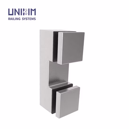 Neues Design, Geländer, Balustrade, Edelstahl, quadratisch, Glasbefestigung, Abstandsbolzen